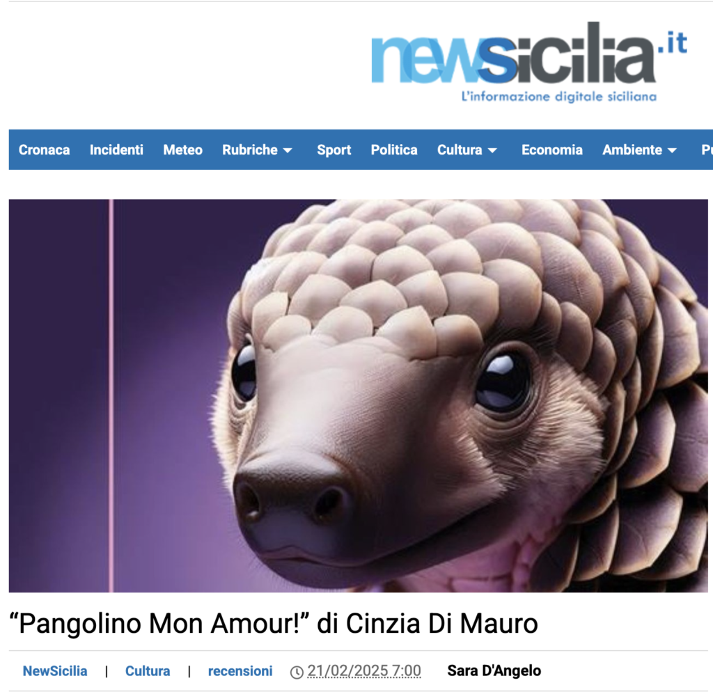 Pangolino mon amour di Sara D'Angelo su Newsicilia